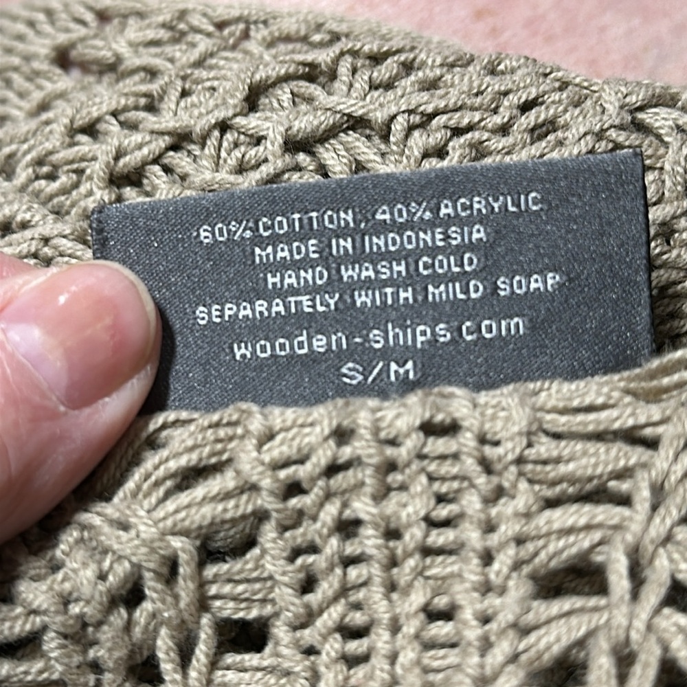 Anthropology Wooden Ships cropped sweater / Size S/M / Box 3-10 - Picture 9 of 9